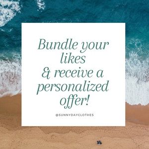 Bundle My Item(s) for a Private Discount!